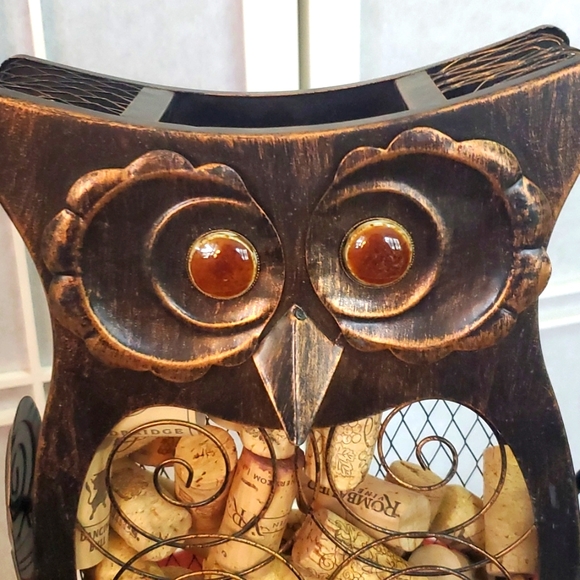 New View Art Vintage Metal Owl Cork Screw Holder Poshmark